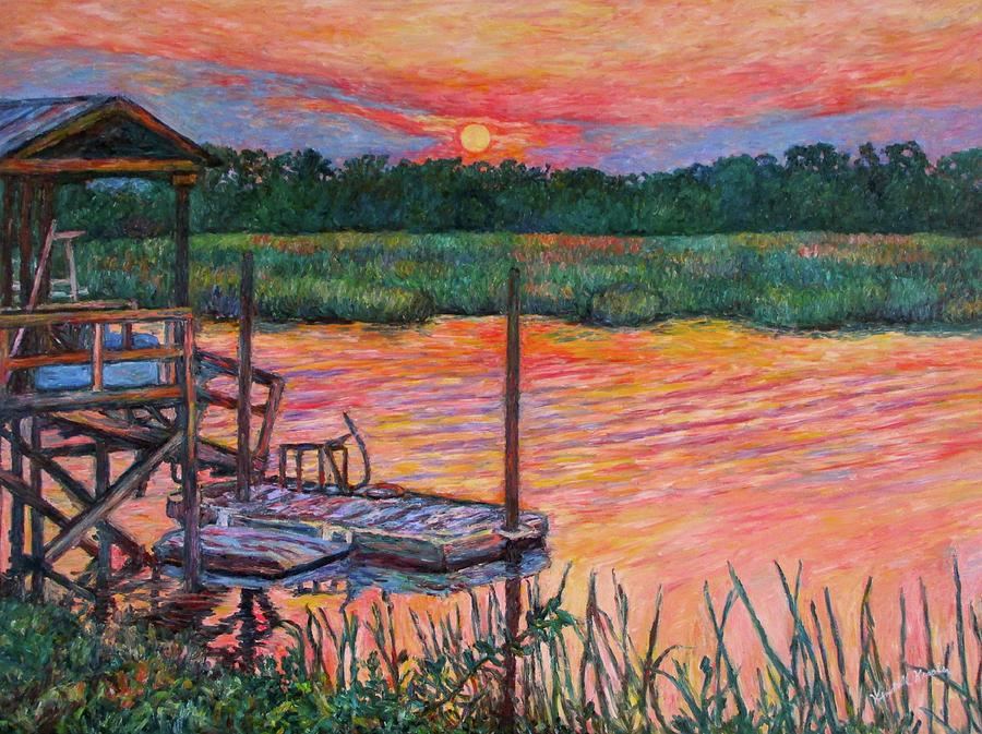 Isle Of Palms Sunset Painting