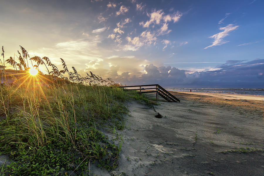 Isle of Palms Sunstar Photograph by Donnie Whitaker