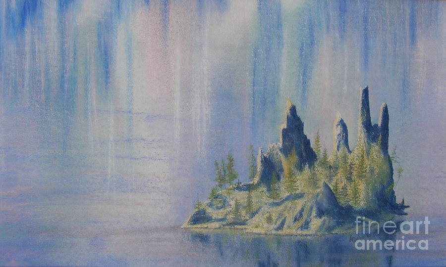 Isle of Reflection Painting by Lynn Quinn