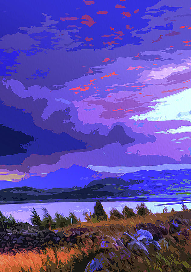 Isle of Skye Landscape Painting by AM FineArtPrints