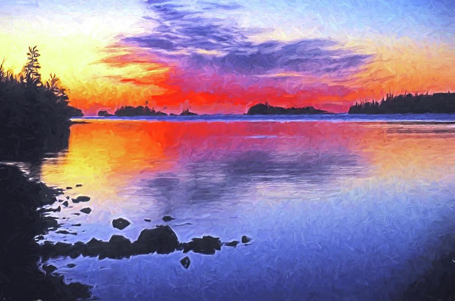 Isle Royale Dawn Digital Art by Dennis Cox Photo Explorer