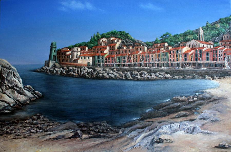Isola Del Giglio Painting - Isola Del Giglio Porto Santo Stefano by Paola Vincenti