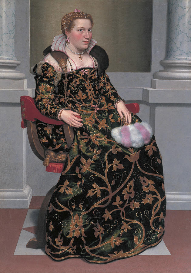 Isotta Brembati Grumelli Painting by Giovanni Battista Moroni