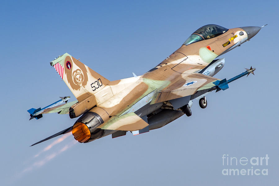 Israel Air Force F-16c Barak 1st Fighter Squadron Photograph by Nir Ben-Yosef
