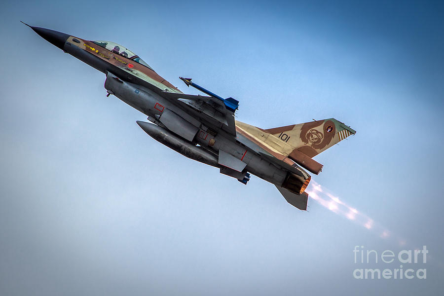 Israel Air Force F-16C Barak Photograph by Nir Ben-Yosef