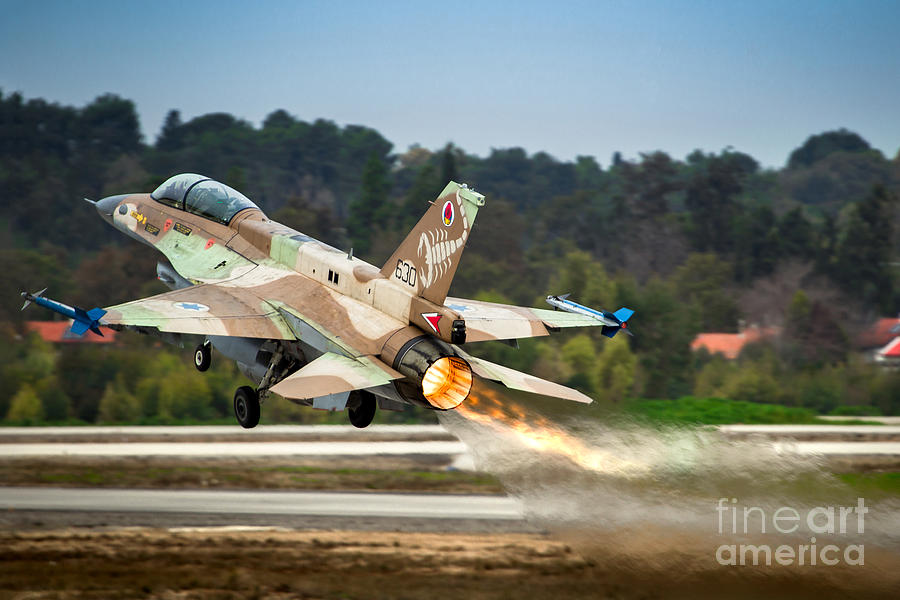Israel Air Force F-16D Barak Photograph by Nir Ben-Yosef