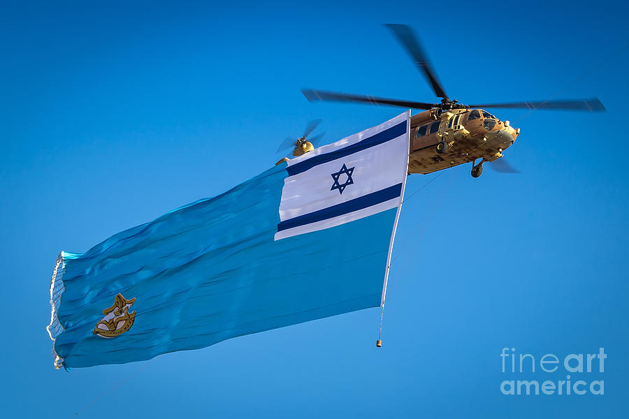 Israel Defence Force Flag Photograph by Nir Ben-Yosef