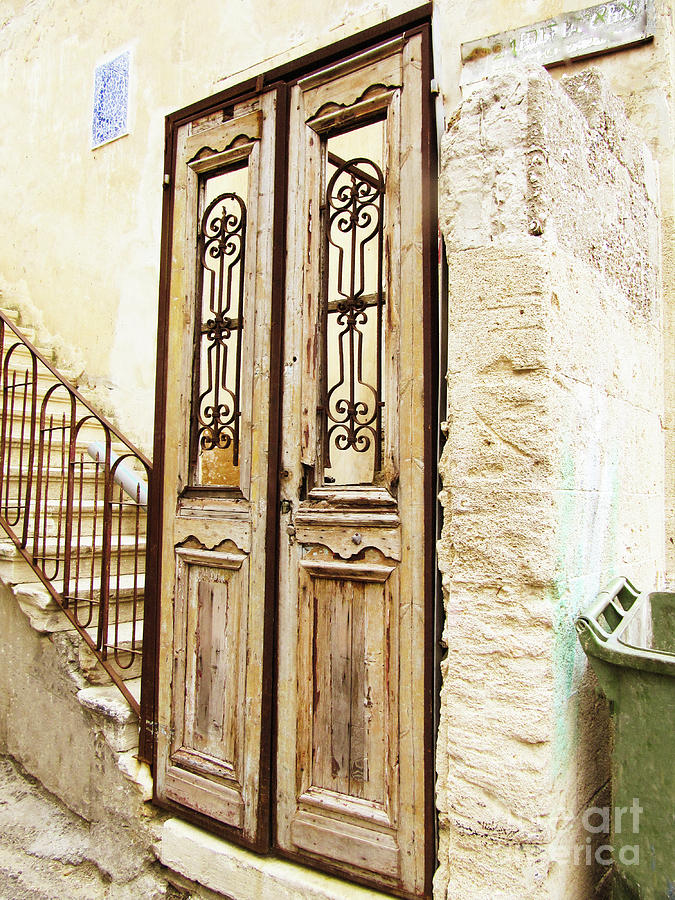 Israel Door Yellow Photograph by Donna L Munro