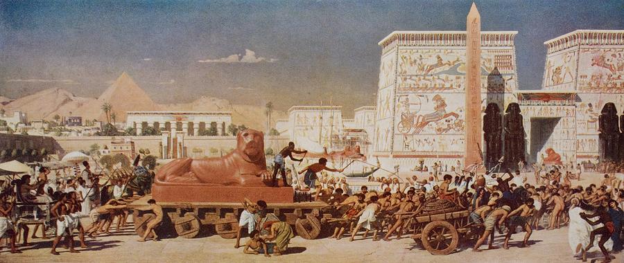 Israel In Egypt. From The Painting By Drawing By Vintage Design Pics 