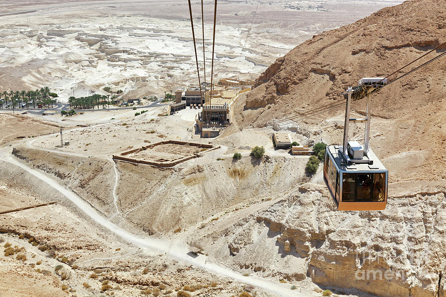 Israel, Masada The cablecar  Photograph by Fabian