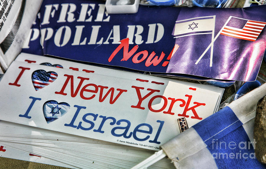 Israel New York Bumper Stickers  Photograph by Chuck Kuhn