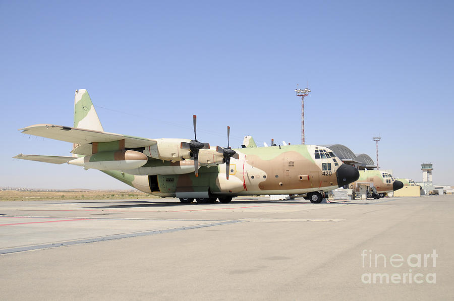 Israeli Air Force C-130 Karnaf Aircraft Photograph by Riccardo Niccoli ...