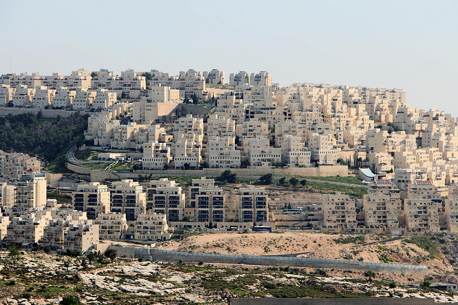 Israeli Settlement Photograph by Munir Alawi