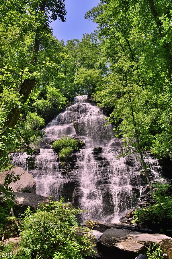 Issaqueena Falls South Carolina Summertime Photograph by Lisa Wooten