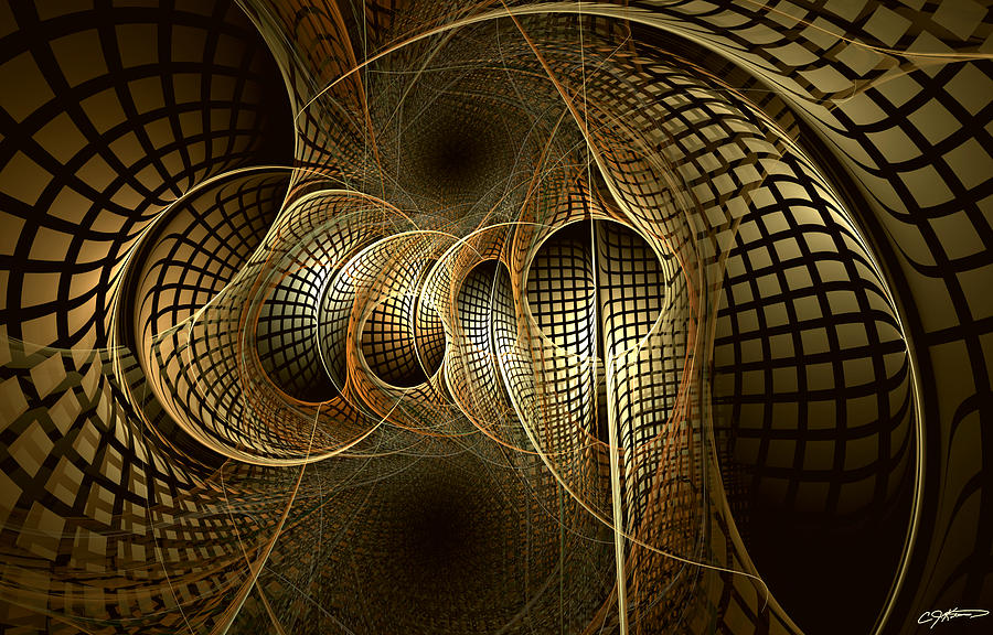 Abstract Digital Art - Issuance of the Metropole by Casey Kotas