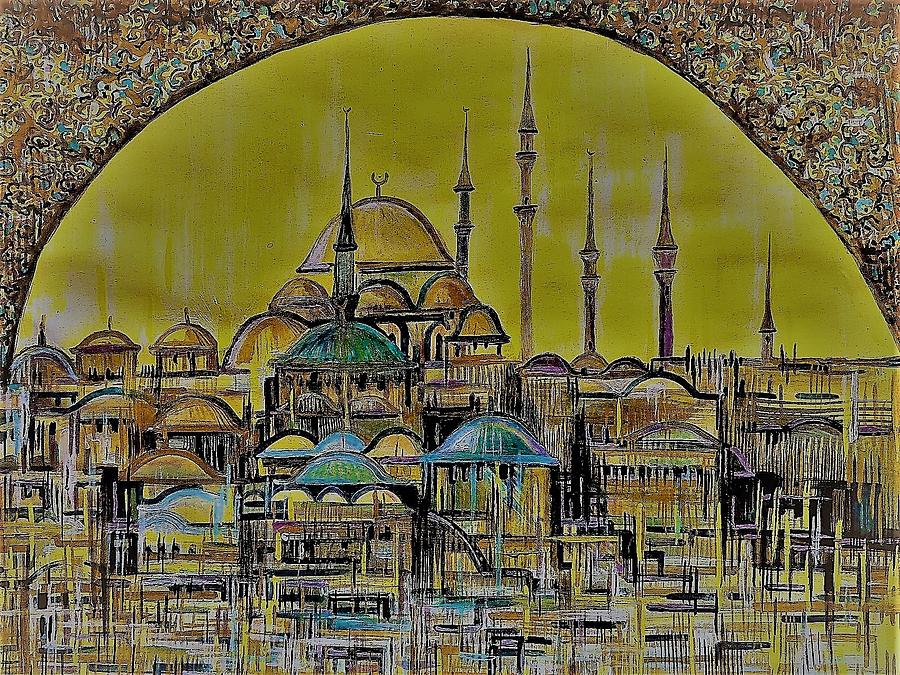 Istanbul Painting by Anna Duyunova
