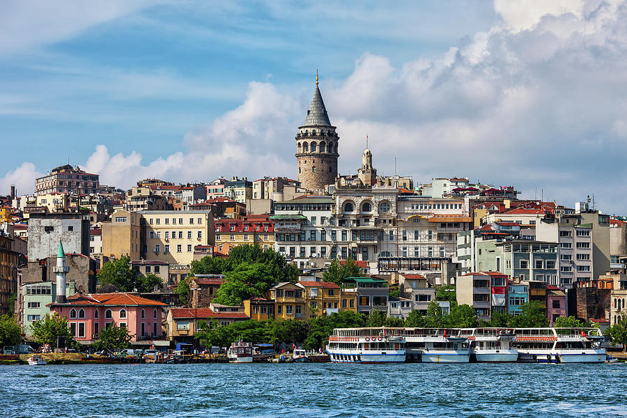 Istanbul City Skyline Photograph by Artur Bogacki