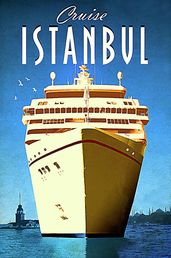 Turkey Painting - Istanbul cruise, Turkey by Long Shot
