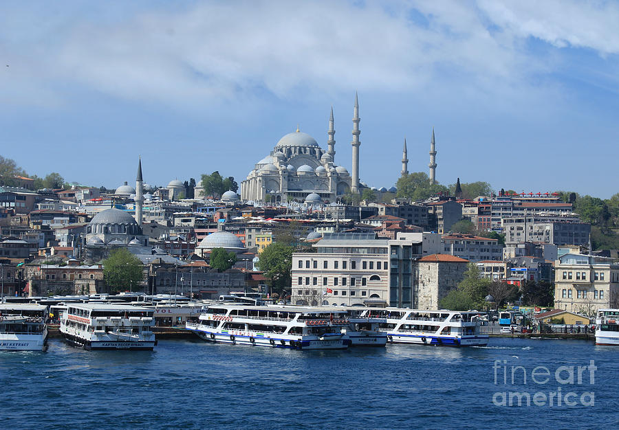 Istanbul from Galata Photograph by Binka Kirova