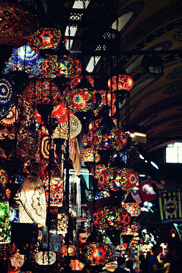 Magic Photograph - Istanbul, Grand bazar - Oriental lights by Svetlana Yelkovan