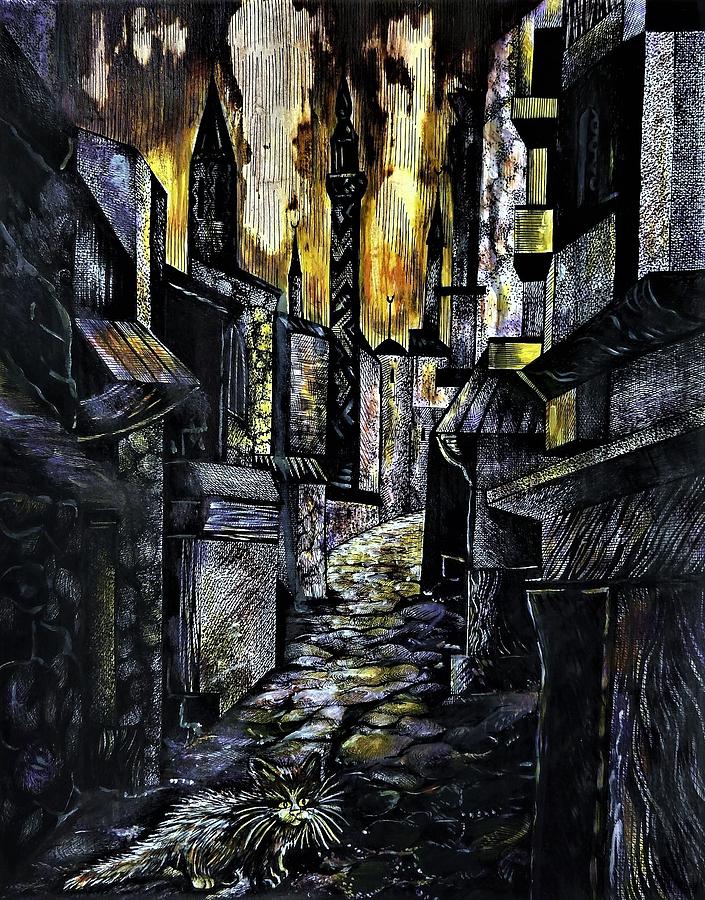 Istanbul Impressions. Lost in the city. Drawing by Anna Duyunova