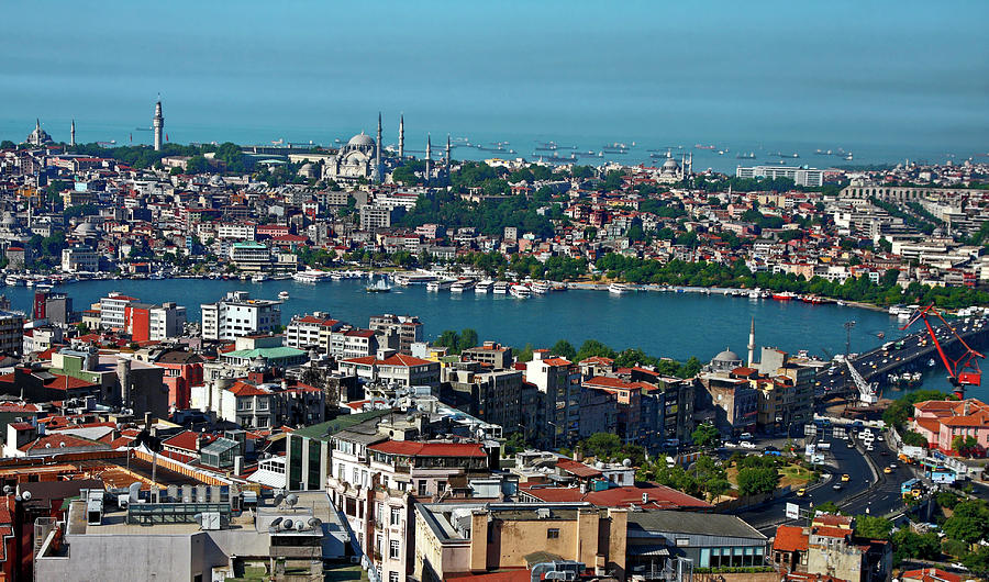 Istanbul Overview Photograph by Sally Weigand