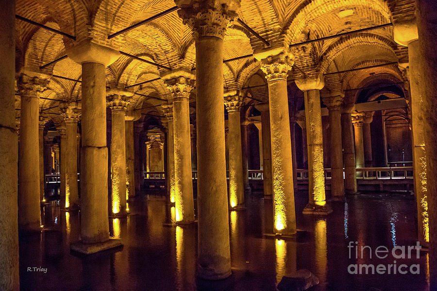 Istanbul Underground Cistern 4 Photograph by Rene Triay FineArt Photos
