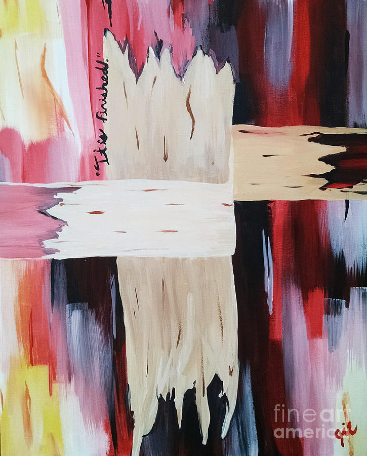Abstract Painting - It is Finished by Jilian Cramb - AMothersFineArt