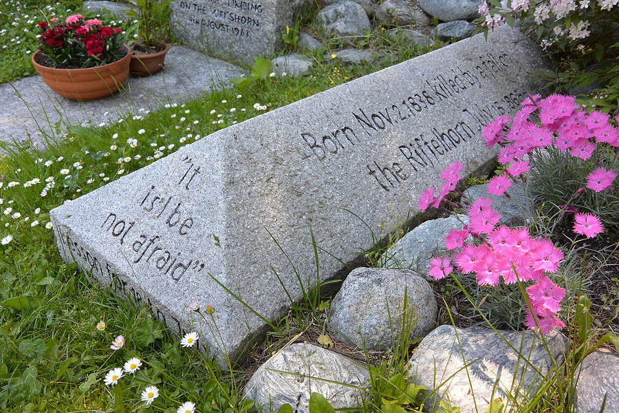 Zermatt Photograph - It Is I Be Not Afraid by Two Small Potatoes Zermatt Photograph - It Is I Be Not Afraid by Two Small Potatoes