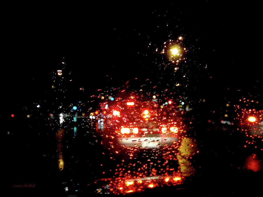 Car Photograph - It Rained On My Parade by Donna Blackhall
