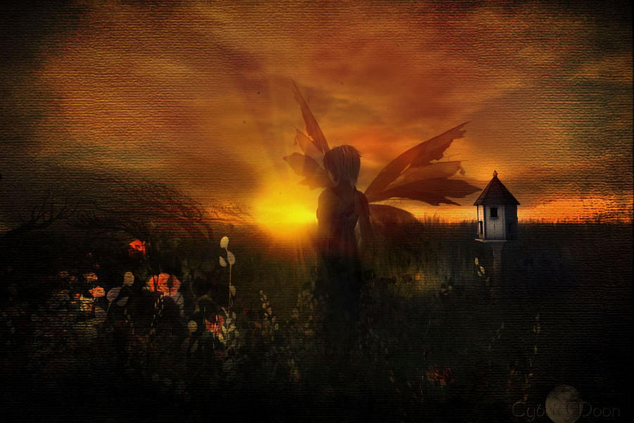 it was always late afternoon in Fairyland Photograph by Cybele Moon