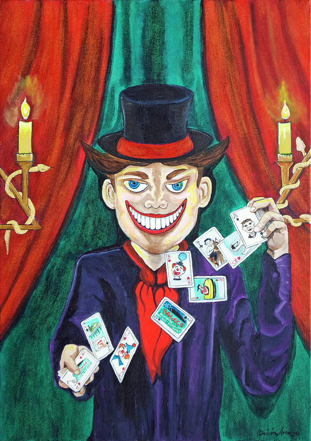 It was in the Cards Painting by Patricia Arroyo