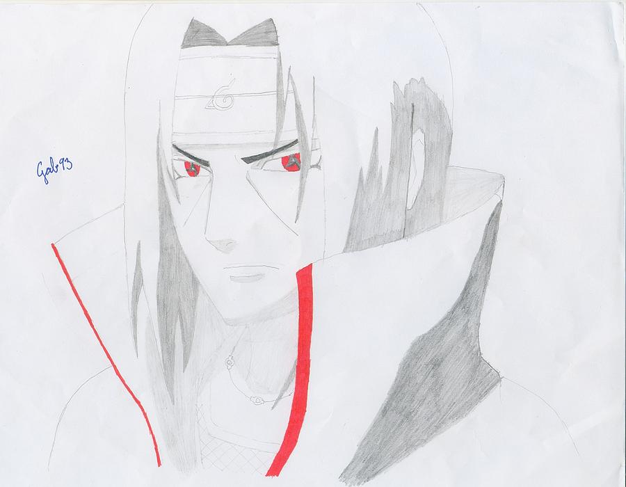 Itachi 1 Drawing by Gabriel Baez - Pixels