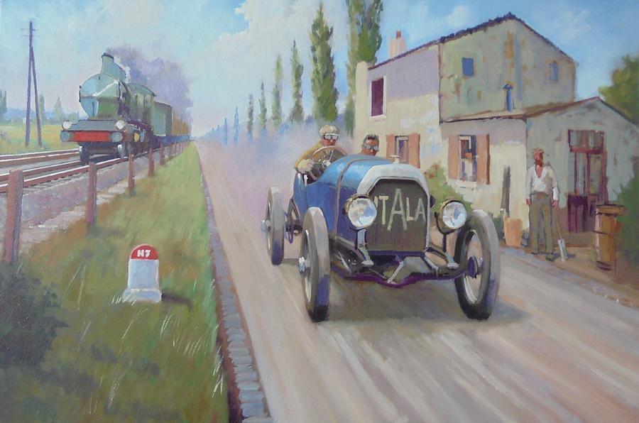 Italia 1905 in France Painting by Mike Jeffries