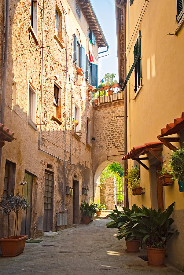 Italian Alleyway Photograph by Malaika Santa Cruz Pixels