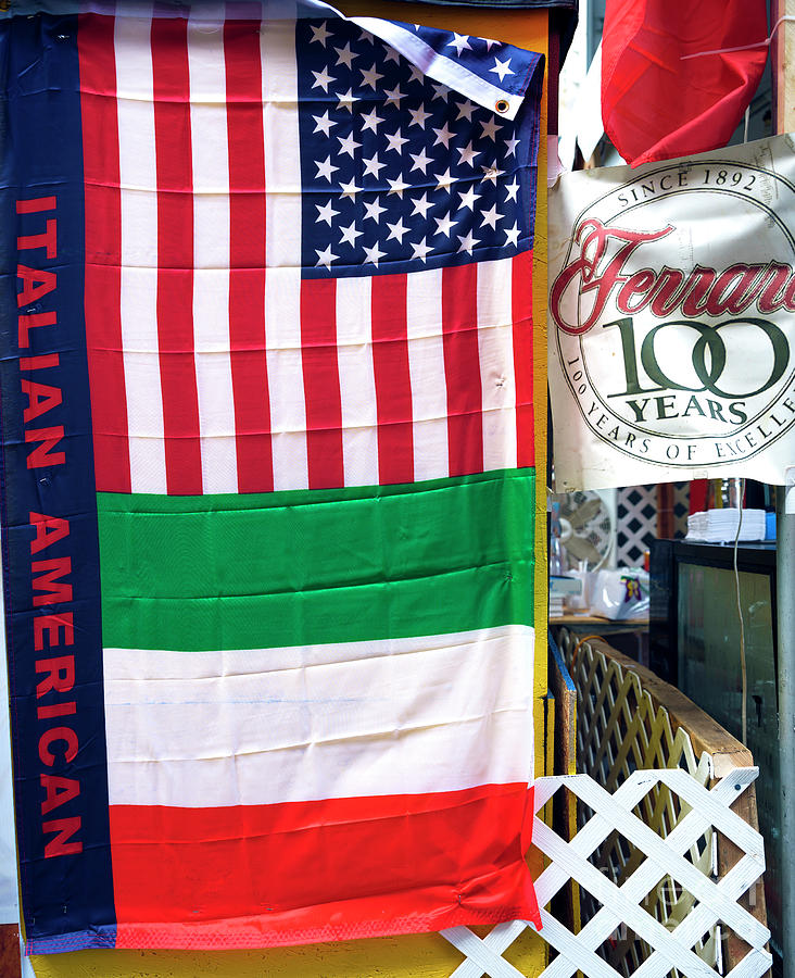 Italian American Pride on Mulberry Street New York City Photograph by John Rizzuto
