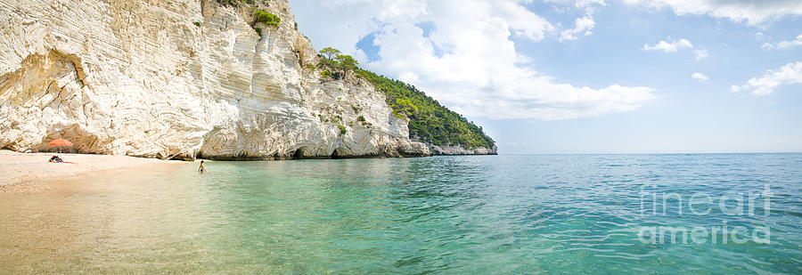 Manfredonia Photograph - italian beaches - Zagare Bay - Vieste - Gargano - Puglia - panoramic by Luca Lorenzelli Manfredonia Photograph - italian beaches - Zagare Bay - Vieste - Gargano - Puglia - panoramic by Luca Lorenzelli