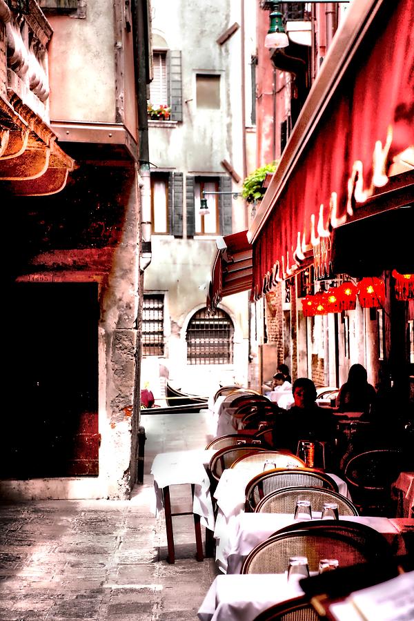 Italian Bistro - Venice Photograph by Greg Sharpe