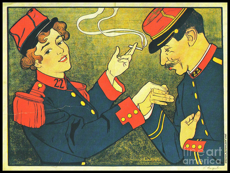 Italian Cigarette Ad 1899 Photograph by Padre Art