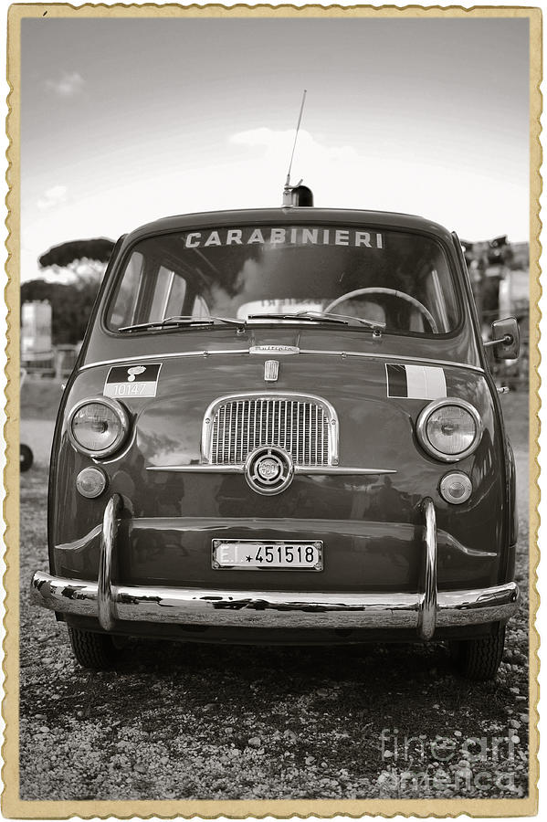 Fiat 600 Italian classic car Photograph by Stefano Senise