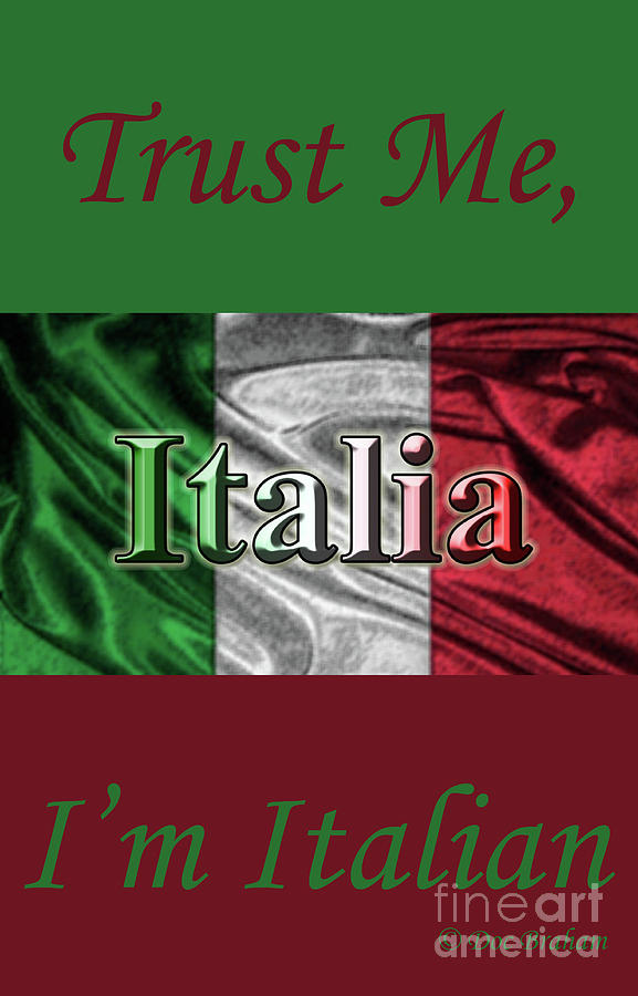 Italian Flag Digital Art by Doc Braham
