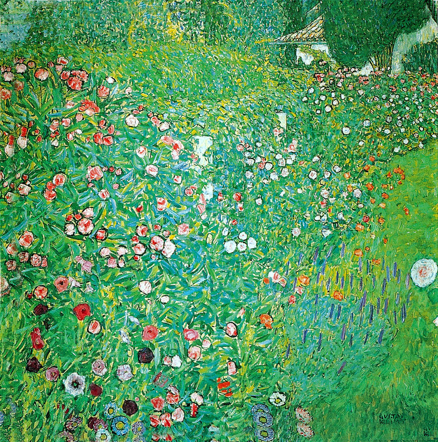 Italian Garden Landscape Photograph by Gustav Klimt