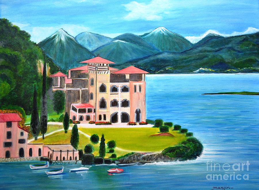 Italian Landscape-Casino Royale Painting by Manjiri Kanvinde