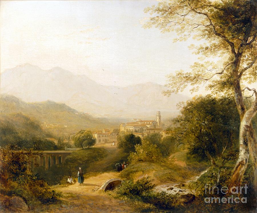 Mountain Painting - Italian Landscape by Joseph William Allen