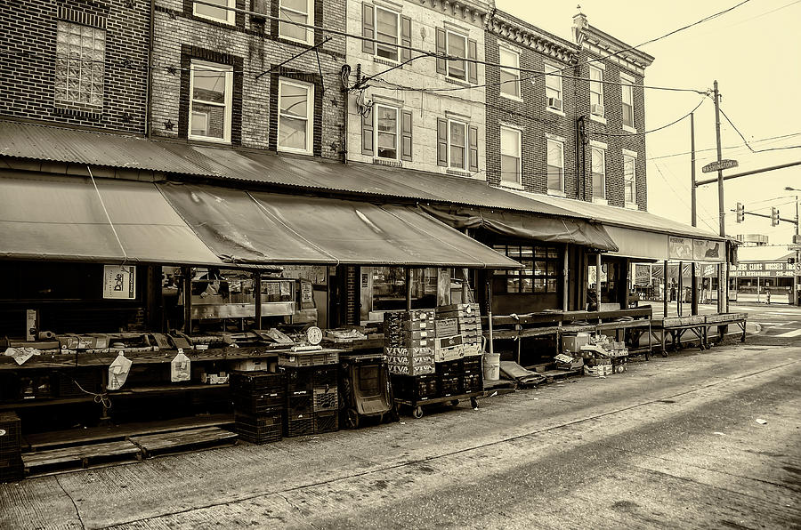 Italian Market - 9th and Washington Steets Photograph by Bill Cannon