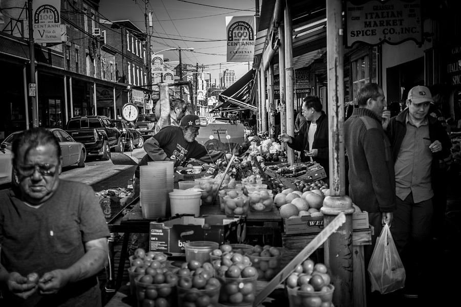 Philadelphia Photograph - Italian Market by Robert Davis Philadelphia Photograph - Italian Market by Robert Davis