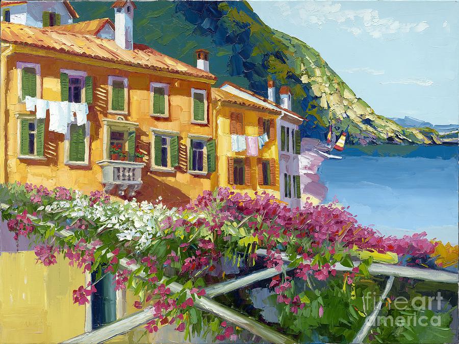 Flower Painting - Italian Riveria by Shannon Kincaid