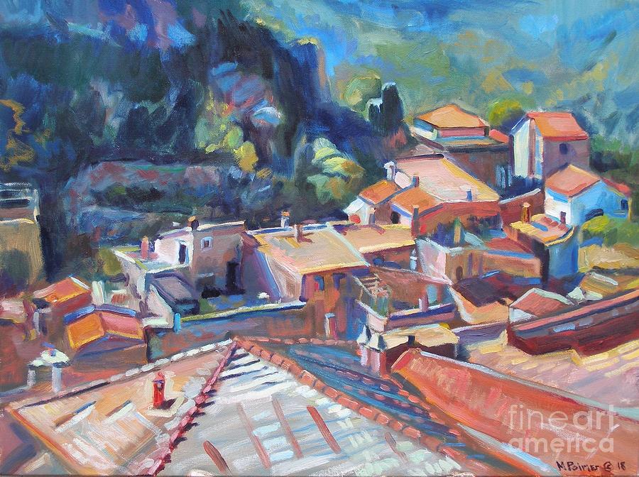 Italian Rooftops Painting by Marc Poirier