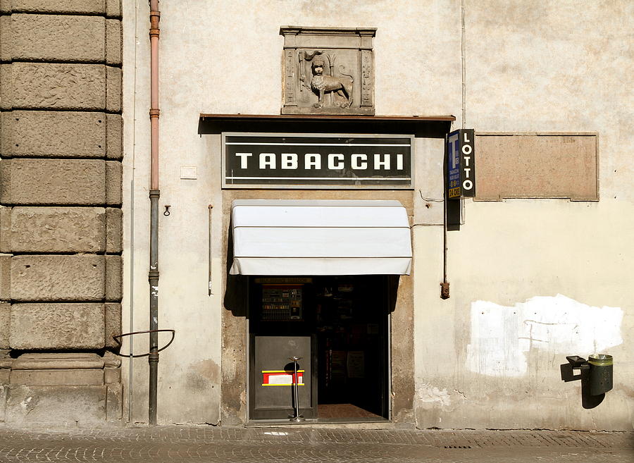 Italian Tobacconist Photograph by Valentino Visentini
