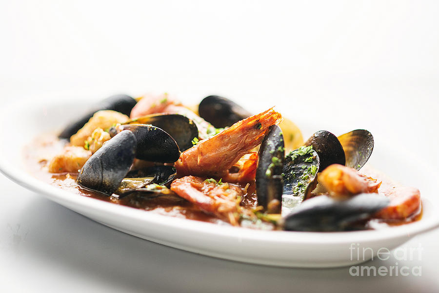 Italian Traditional Seafood Stew  Photograph by JM Travel Photography